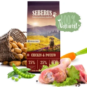 Seberus Chicken & Potato - nourriture pour chien naturelle sans céréales