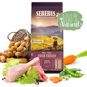 Seberus Mini/Small Fresh Chicken - nourriture pour chien naturelle sans céréales