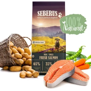 Seberus Mini/Small Fresh Salmon - nourriture pour chien naturelle sans céréales