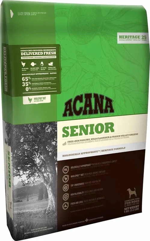 Senior Dog (11.4 kg) – Acana heritage J’ai plus de croquettes