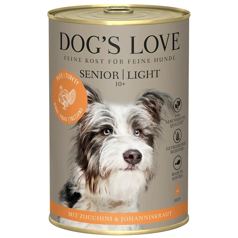 Senior Hunde-Nassfutter Pute Light kaufen DOG’S LOVE