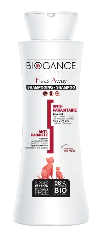 Shampoing BIOGANCE antiparaistaire pour chat – 250ML