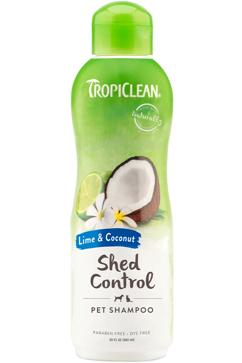 Shampoing Tropiclean pour animaux, contrôle du poils