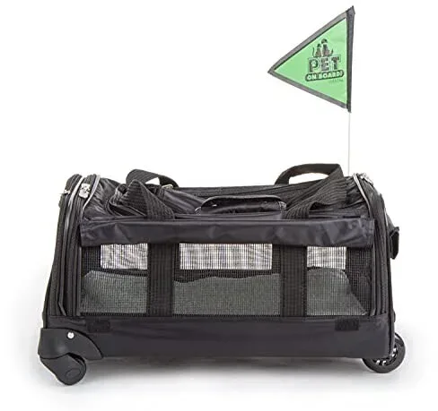 Sherpa Pet Carrier Bag Ultimate On Wheels Black au meilleur prix sur fr