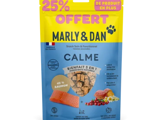 SNACK CALME MARLY & DAN POUR CHAT – 40 G Animal