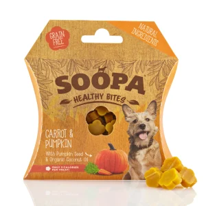 Soopa Bites à la citrouille et carotte pour chien