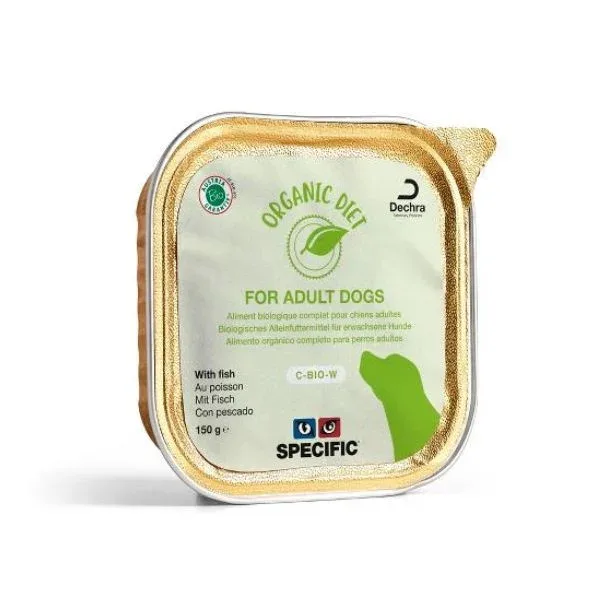 SPECIFIC C-BIO-W Organic au poisson pour chien – 5 x 150 g