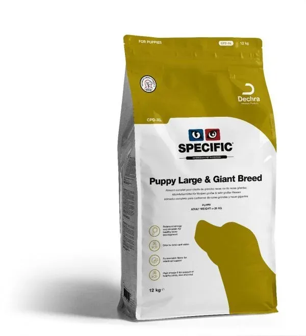 SPECIFIC CPD-XL Puppy Large & Giant Breed (12 kg) – Dechra J’ai plus de croquettes
