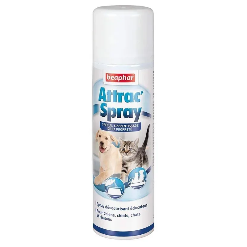 Spray attractif éducateur « Attrac’Spray » (250 ml) – Beaphar J’ai plus de croquettes