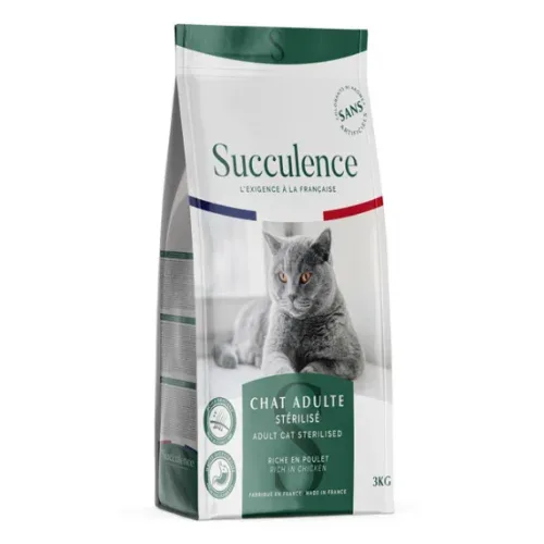 Succulence Chat Adulte Stérilisé – Poulet