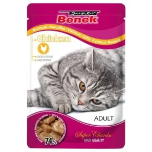 Super Benek Super Chunks 24 x 100 g pour chat