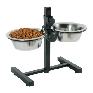 Support avec 2 gamelles chien