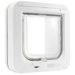 SUREFLAP Chatière à puce électronique pour chat - Blanc