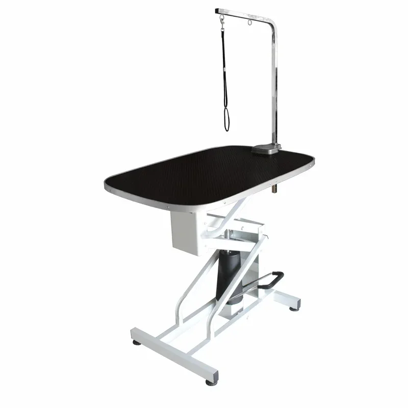 Table toilettage Elevatrice Helios Plateau Noir – Tables de toilettage – Notre passion, vos animaux !