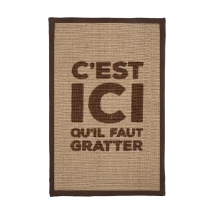 Tapis à griffer Here Rectangle – Marron