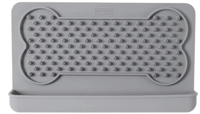 Tapis à lécher avec forme d’os Dexas