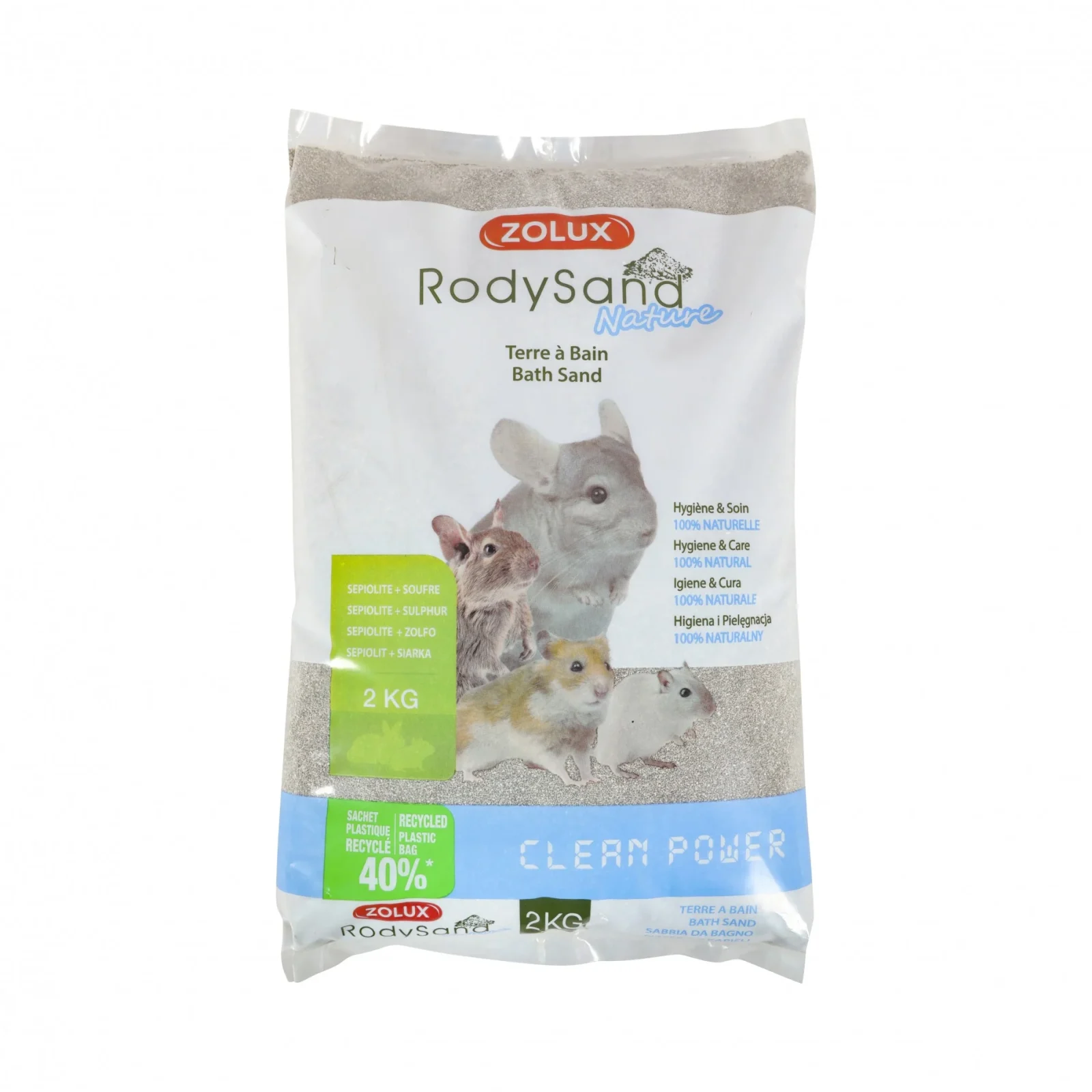 Terre à bain Randy Sand Nature rongeur