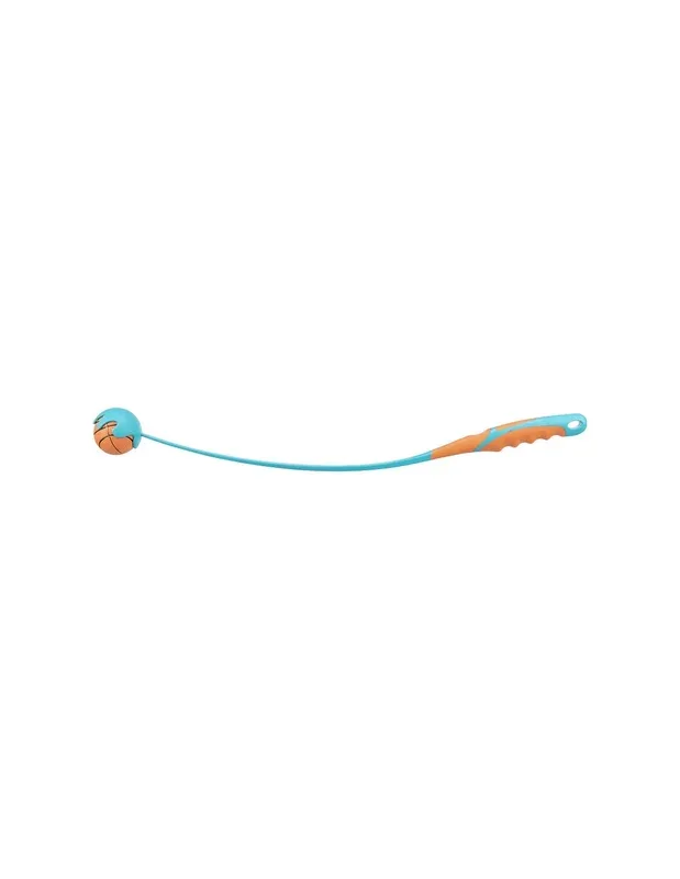 Tige Catapulte 60cm+Balle Ø6cm Orange/Pétrole