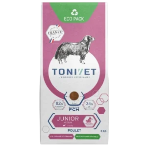 Tonivet Junior Medium Croquette Pour Chiot