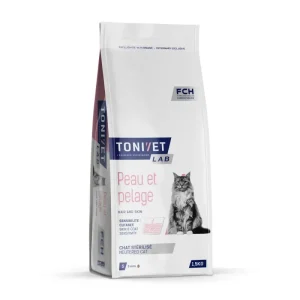 Tonivet stérilisé peau et pelage - croquettes chat