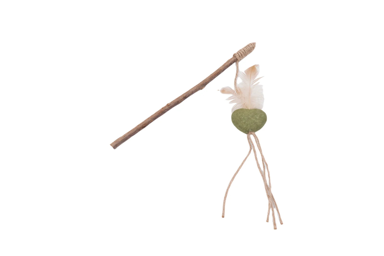 Tootoy! - Canne à Pêche Forme de Coeur avec Herbe à Chat - 25cm