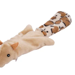 Tootoy! - Jouet Peluche Skinneeez Ecureuil Interactif - Beige