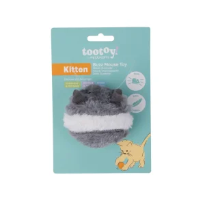 Tootoy! - Jouet Souris Vibrante pour Chats - 8cm