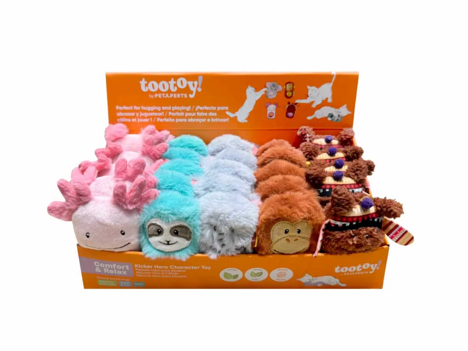 Tootoy! - Peluche Héros à Câliner pour Chats - 12cm