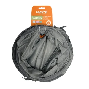 Tootoy! - Tunnel 3 Sorties avec Balle suspendue pour Chats - 80cm