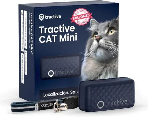 Tractive Mini GPS avec collier bleu pour chats – France