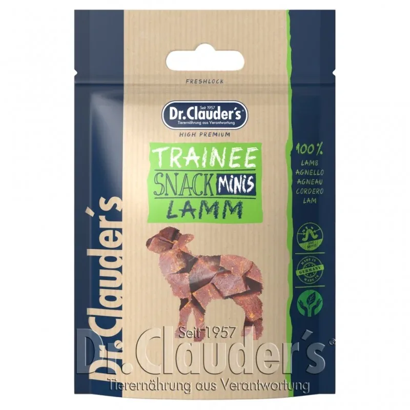 Trainee Snack Minis dés d’agneau Dr.CLAUDER’S – Huberland