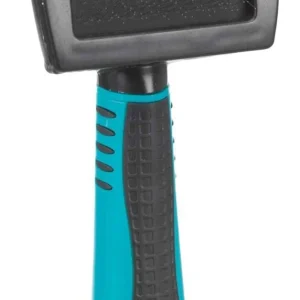 Trixie - Brosse souple, en plastique/poils métal pour Chien