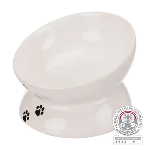 Trixie - Gamelle augmentée en céramique blanc - 0.15 l/13 cm