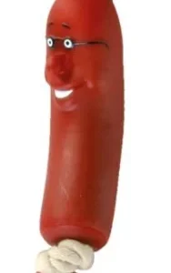Trixie - Jouet Chaîne Saucisse Vinyle pour Chien - 75cm