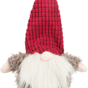 Trixie - Jouet Peuche Lutin de Noël pour Chien - 33cm