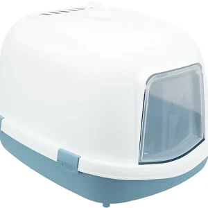 Trixie - MAISON DE TOILETTE Primo XXL Top bleu/blanc - 56 x 47 x 71 cm
