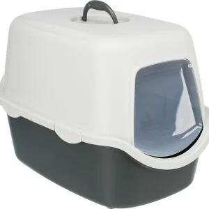 Trixie - MAISON DE TOILETTE Vico gris foncé/gris clair - 40 x 40 x 56 cm