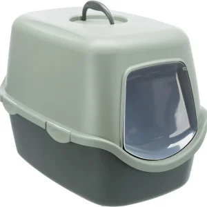 Trixie - MAISON DE TOILETTE Vico, recyclé, 40 × 40 × 56 cm, anthracite/gris-ve