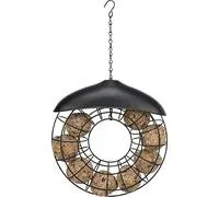 TRIXIE Mangeoire Boule avec Toit, 8 Pcs, Rond, en Métal, 24 × 8 cm, Noir – 55427 – Comparez les prix et achetez sur