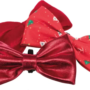 Trixie - Nœud Papillon de Noël Rouge pour Chien - 10cm