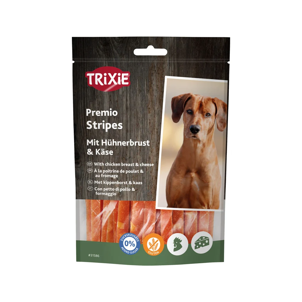 Trixie Premio Cheese Chicken Stripes Friandises pour Chien