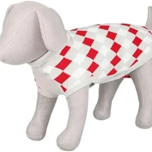 Trixie Pull Pollino blanc, gris et rouge – France