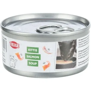 Trixie Soupe au Saumon pour Chat – 4 x 80 g