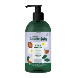 TropiClean – Essentials – Revitalisant Hydratant – Beurre de Karité – 16 oz – Chat, Chien et Chiot