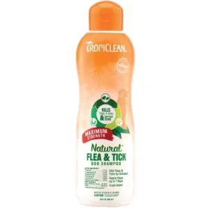 TropiClean Shampoing Antiparasitaire de Puissance Maximale 592 ml – France
