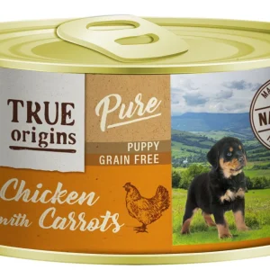 True Origins Pure - Alimentation Humide Chiot Poulet & Carotte - 185g
