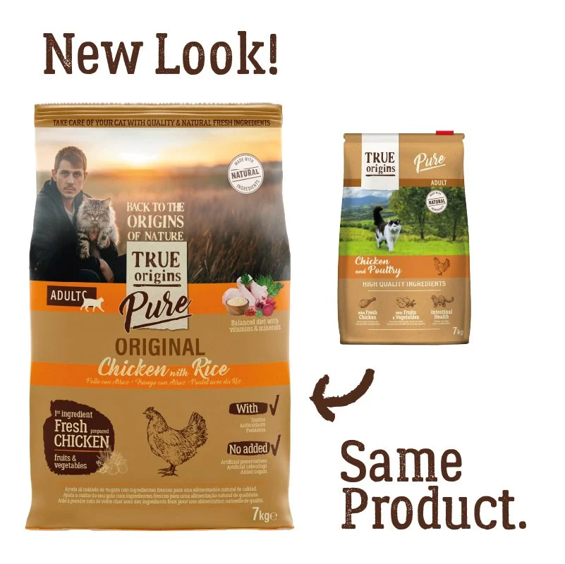 True Origins Pure - Croquettes au Poulet pour Chat Adulte - Image 2