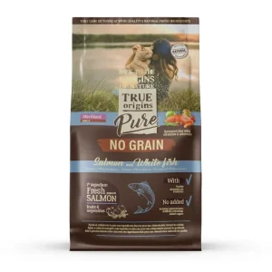 True Origins Pure - Croquettes au Saumon sans Céréales pour Chat Adulte Stérilisé