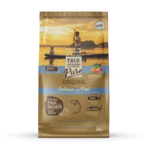True Origins Pure - Croquettes Saumon et Pois pour Chien Adulte de Petite Race - 3kg