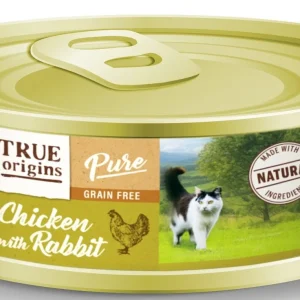 True Origins Pure - Patée Top Cat Adult Poulet Lapin - 85g